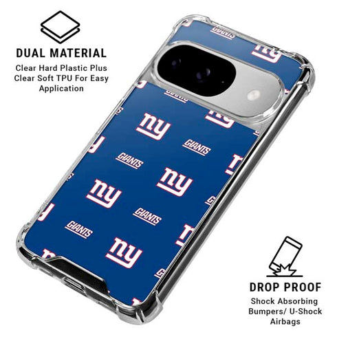 NFL New York Giants Blitz Series Google Pixel 10 Clear Case